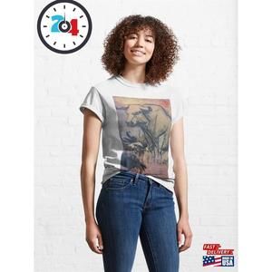 Bull And Rooster Illustration Classic T-Shirt